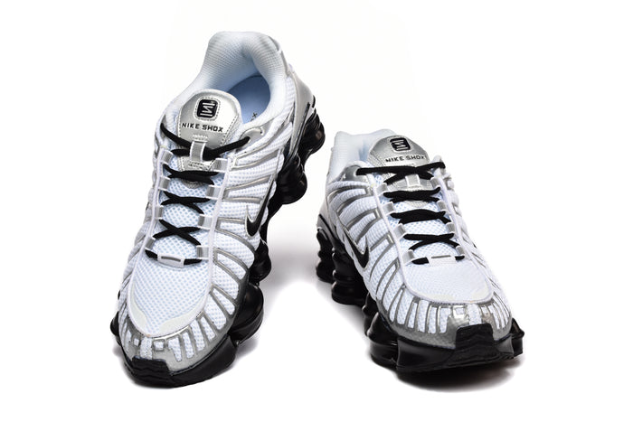 TL White Metallic Silver Black