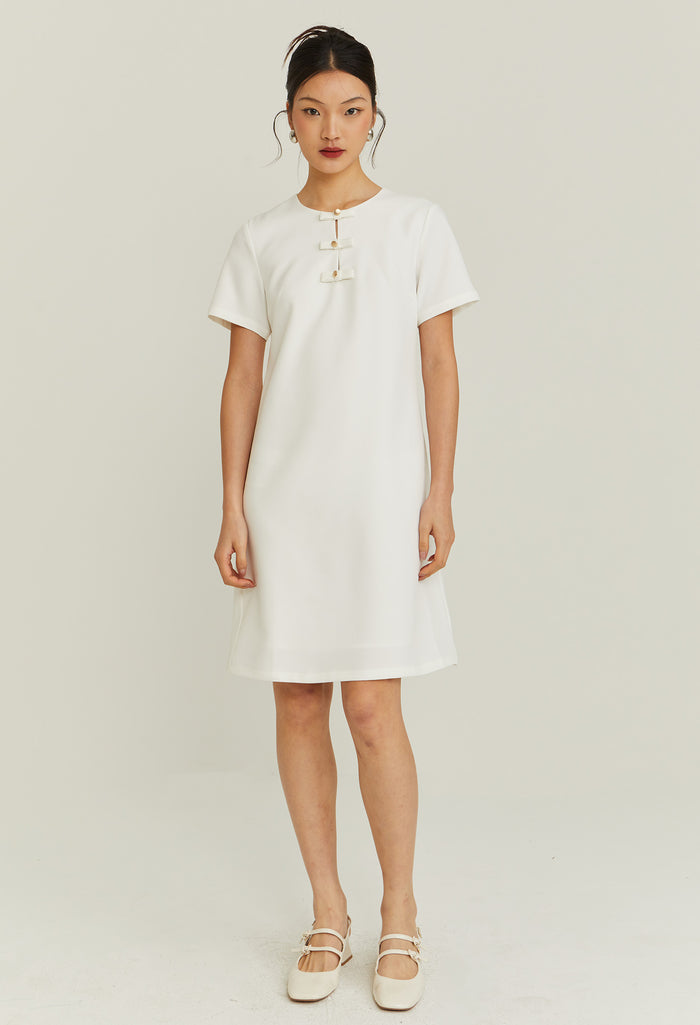 Triple Bow Mini Dress