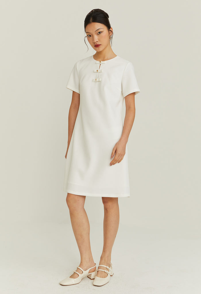 Triple Bow Mini Dress