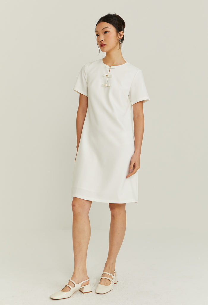 Triple Bow Mini Dress