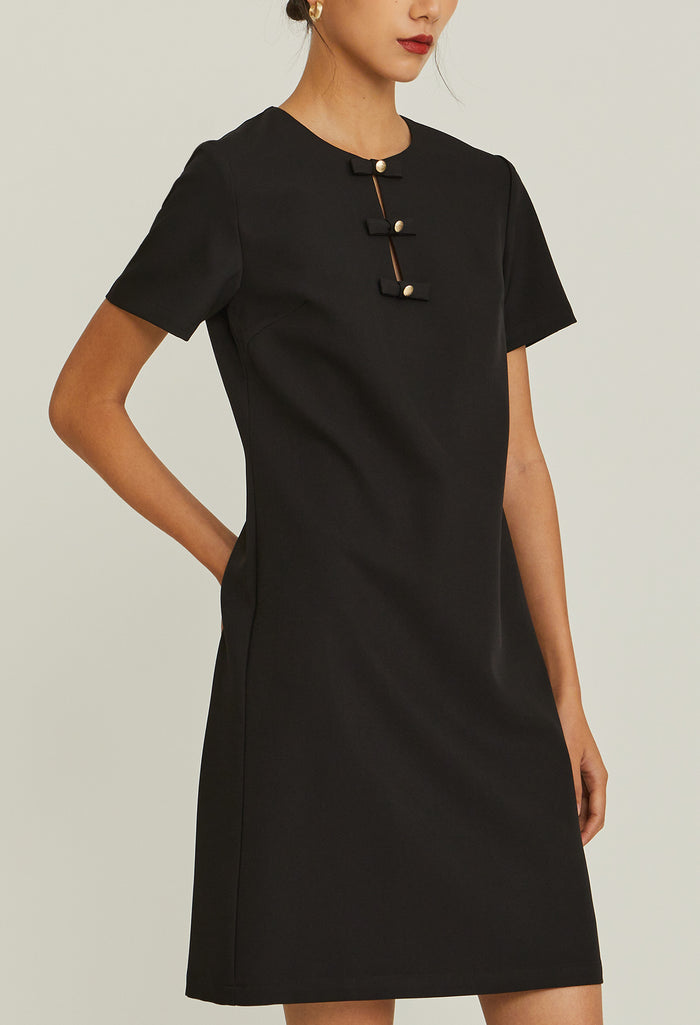 Triple Bow Mini Dress