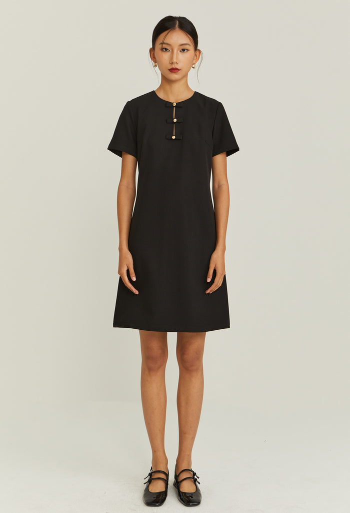 Triple Bow Mini Dress
