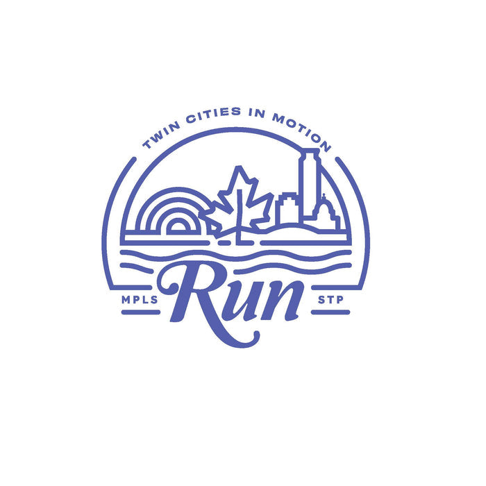 Twin Cities In Motion White Fleck Tri-Blend Tee