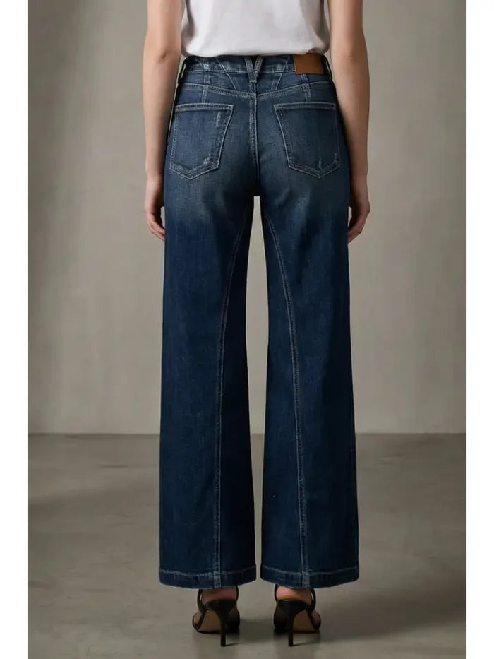 Ultra High Rise Relaxed Flare Jeans - Born To Glam