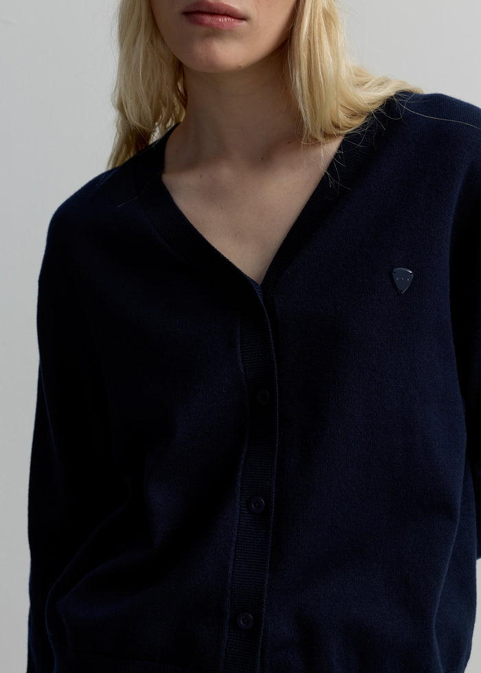 V-NECK CARDIGAN