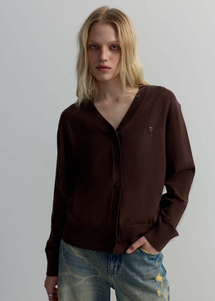 V-NECK CARDIGAN
