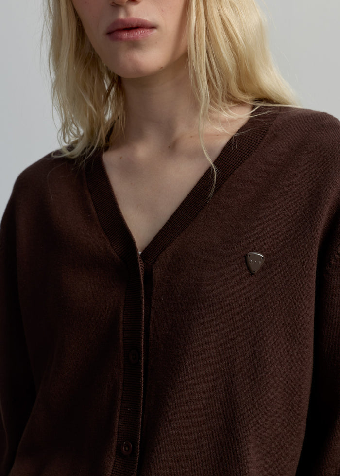 V-NECK CARDIGAN