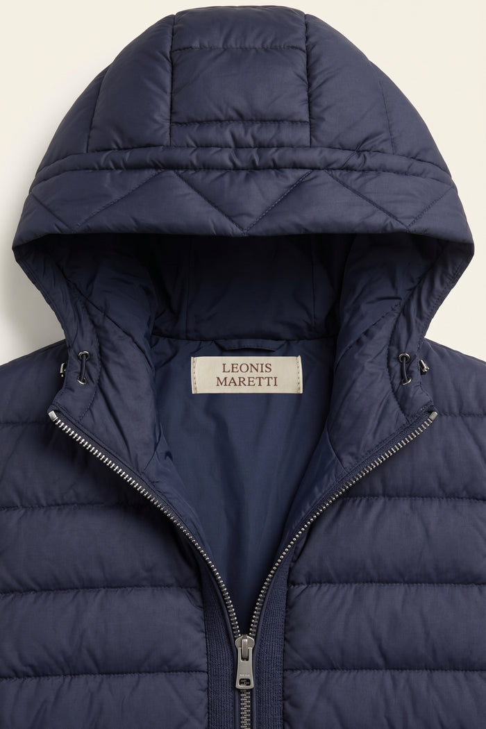 Valmero Hybrid Zip Jacket Navy