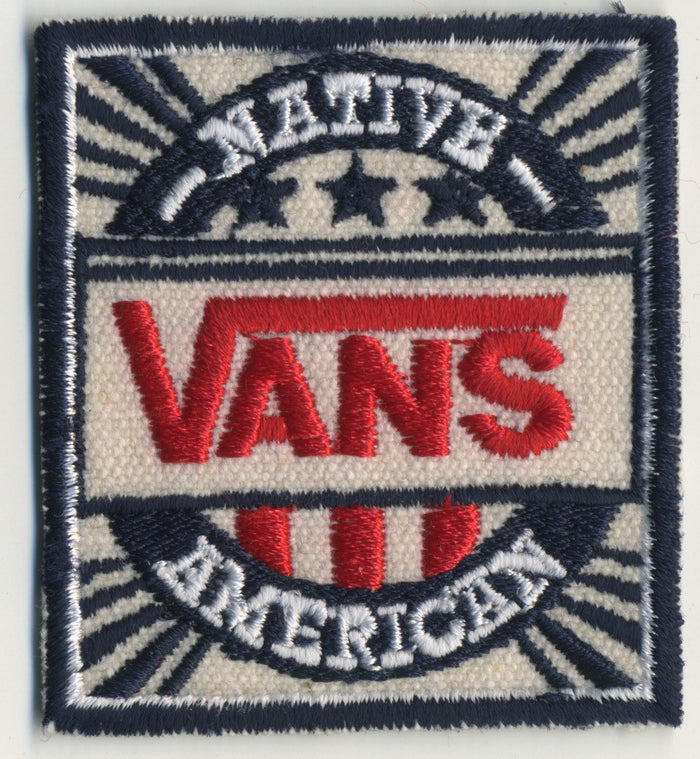 vintage vans native american patch