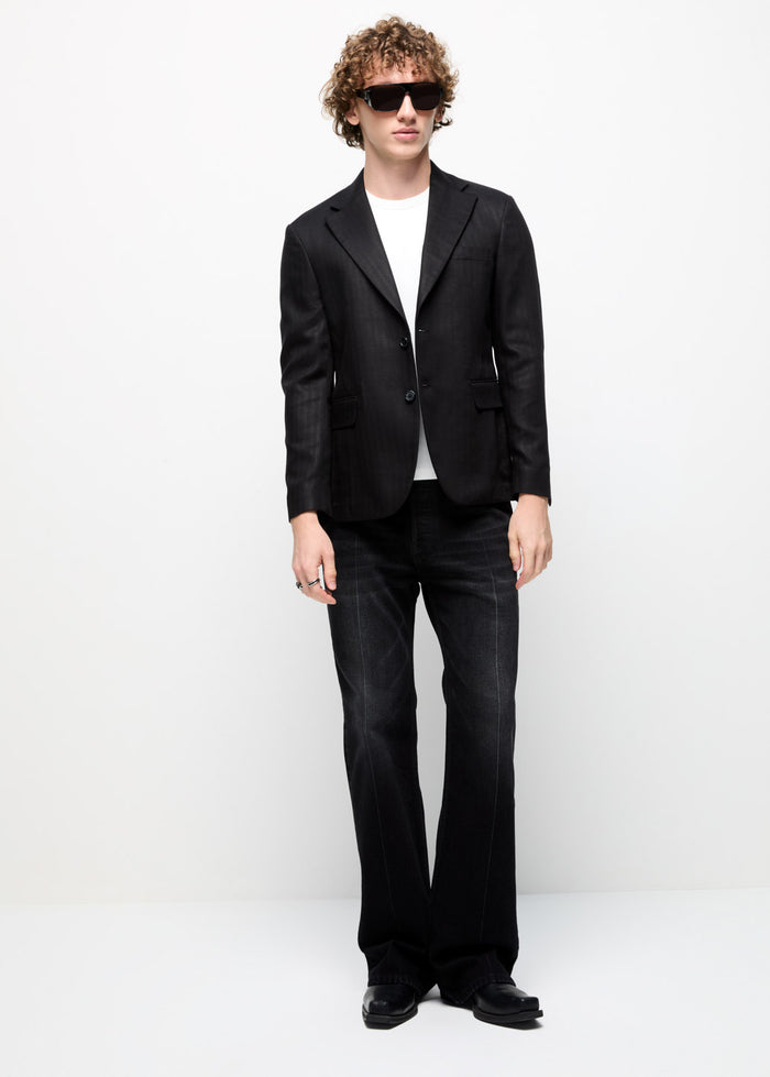WASHED BLACK JEANS