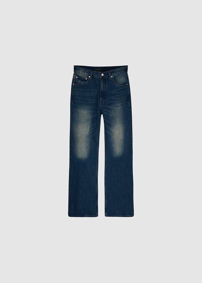 WASHED BROWN BOOTCUT JEANS