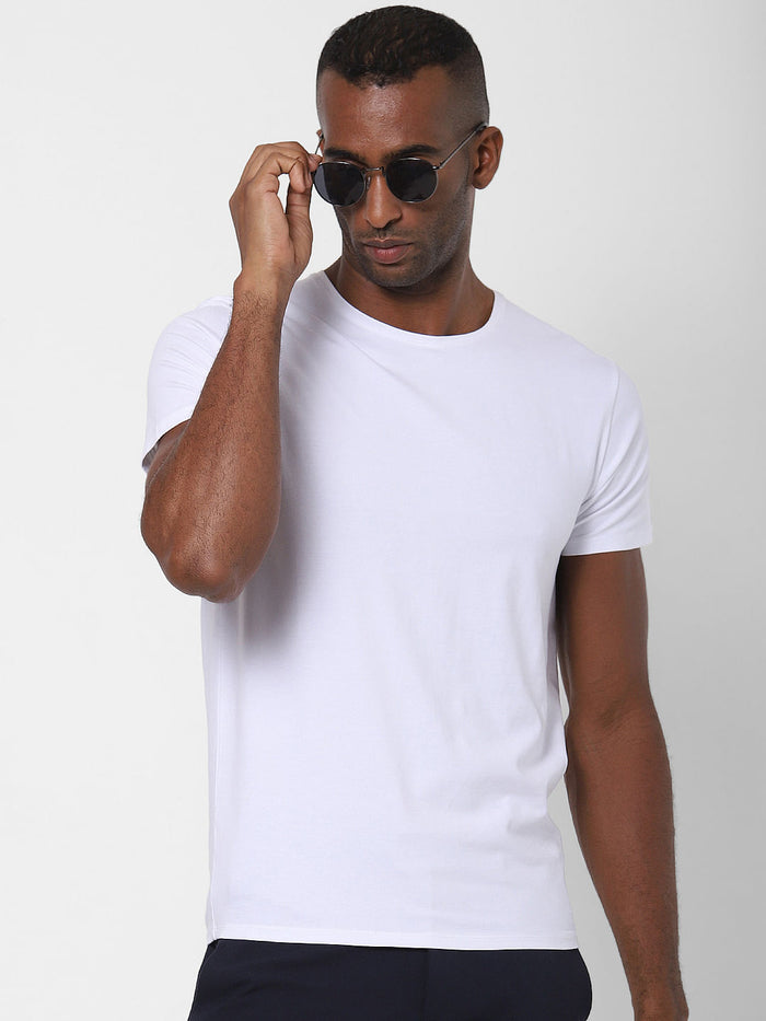 White Crew Neck T-Shirt